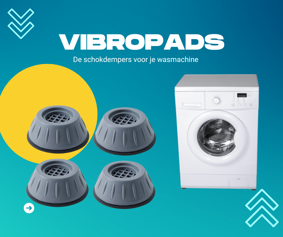 Vibropads | DE schokdempers voor je wasmachine